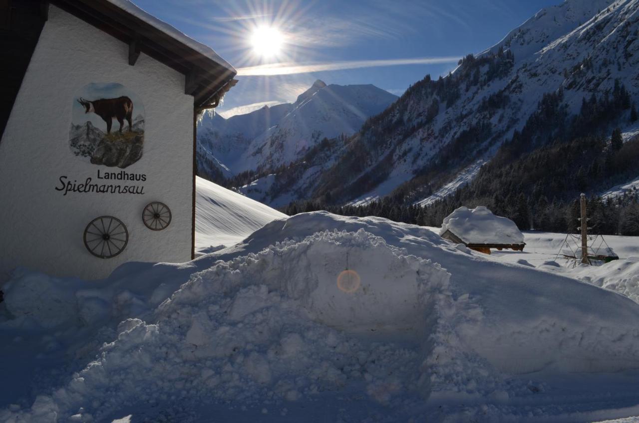 Landhaus Spielmannsau Oberstdorf Exterior foto